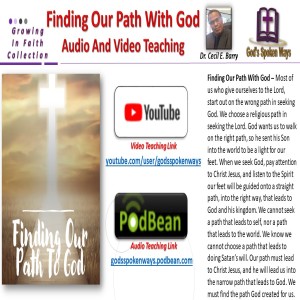 Finding Our Path With God 