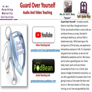 Guard Over Yourself