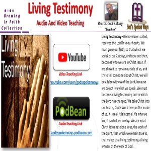 Living Testimony