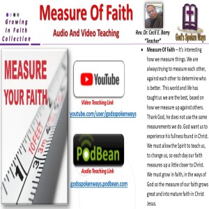Measure Of Faith