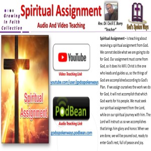 Spiritual Assignment