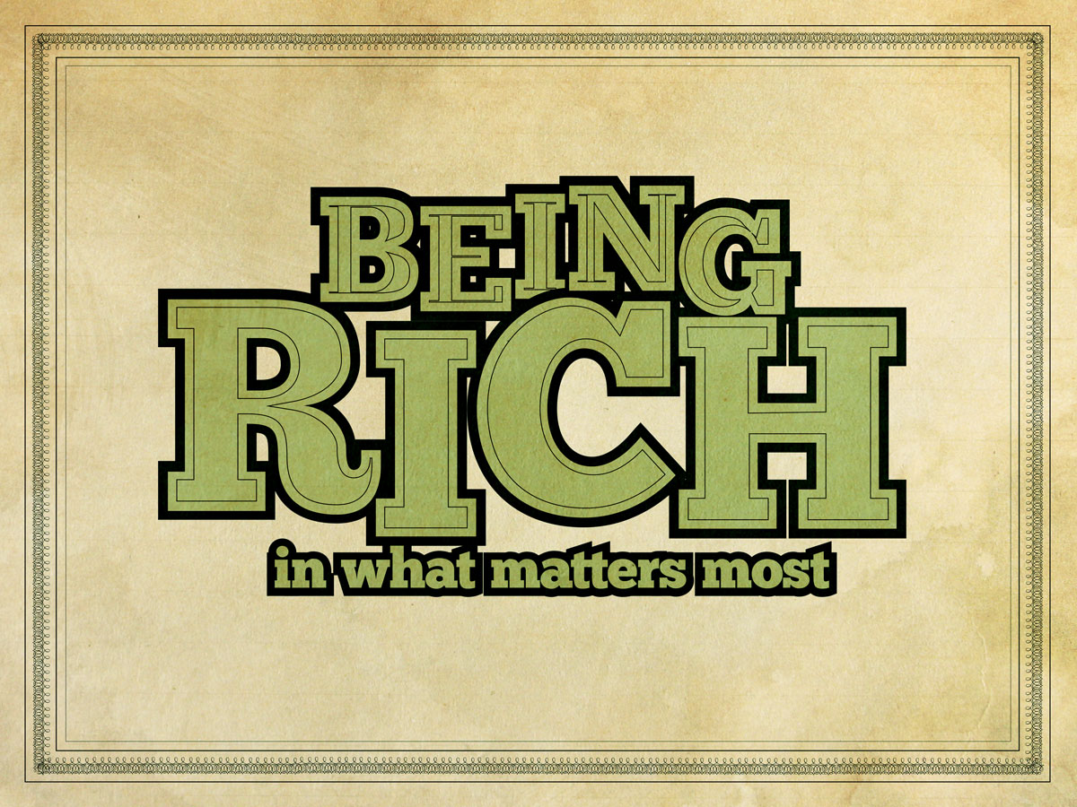 Being Rich: The Good News & Bad News