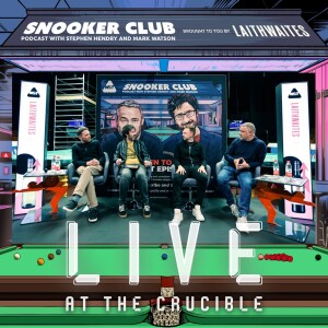 Snooker Club LIVE at The Crucible with Judd Trump & Jon Richardson | S1E16