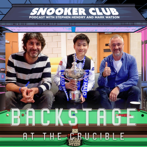 World Champion Zhao Xintong, Tim Key & Rick Edwards Backstage at The Crucible! | S2E21