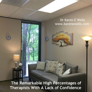 The Remarkable High Percentages of Therapists With A Lack of Confidence
