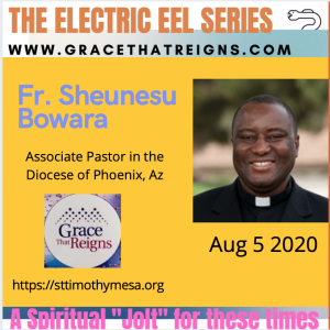The Electric Eel Series:  Fr. Sheunesu Bowora from the Diocese of Phoenix speaks about Piloting and Preisting