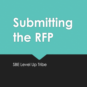 Episode 4: Submitting the RFP