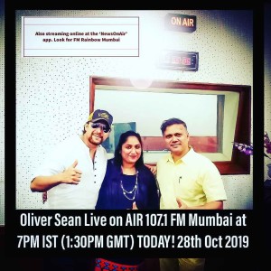 WOAFM99 Special - Oliver Sean LIVE on AIR 1071 Rainbow FM Mumbai