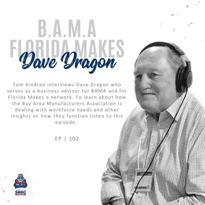Ep. 102 | Learn About the Bay Area Manufacturing Association (BAMA) with Dave Dragon Business Advisor for Florida Makes
