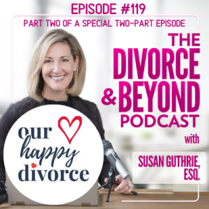 The Unicorn Divorce: How Ending Their Marriage Brought Them Together with the Authors of "Our Happy Divorce", Nikki DeBartolo and Benjamin Heldfond on The Divorce & Beyond Podcast PART TWO #119