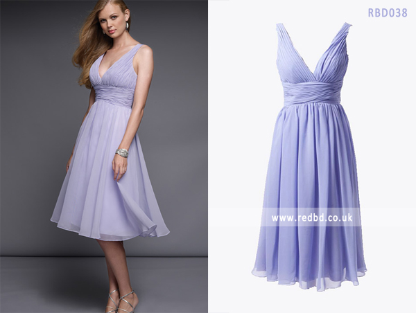 Beautiful Light Purple Bridesmaid Dress