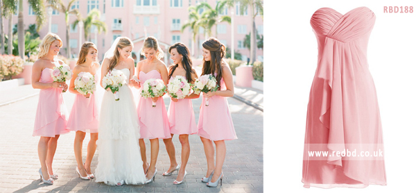 Pink Dresses for Bridesmaids