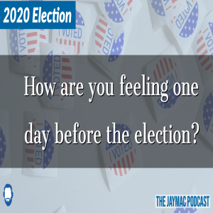 How do you feel one day before the election?