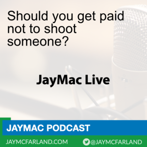 Are your rights violated by someone not wearing a mask? Should you get paid not to shoot someone?