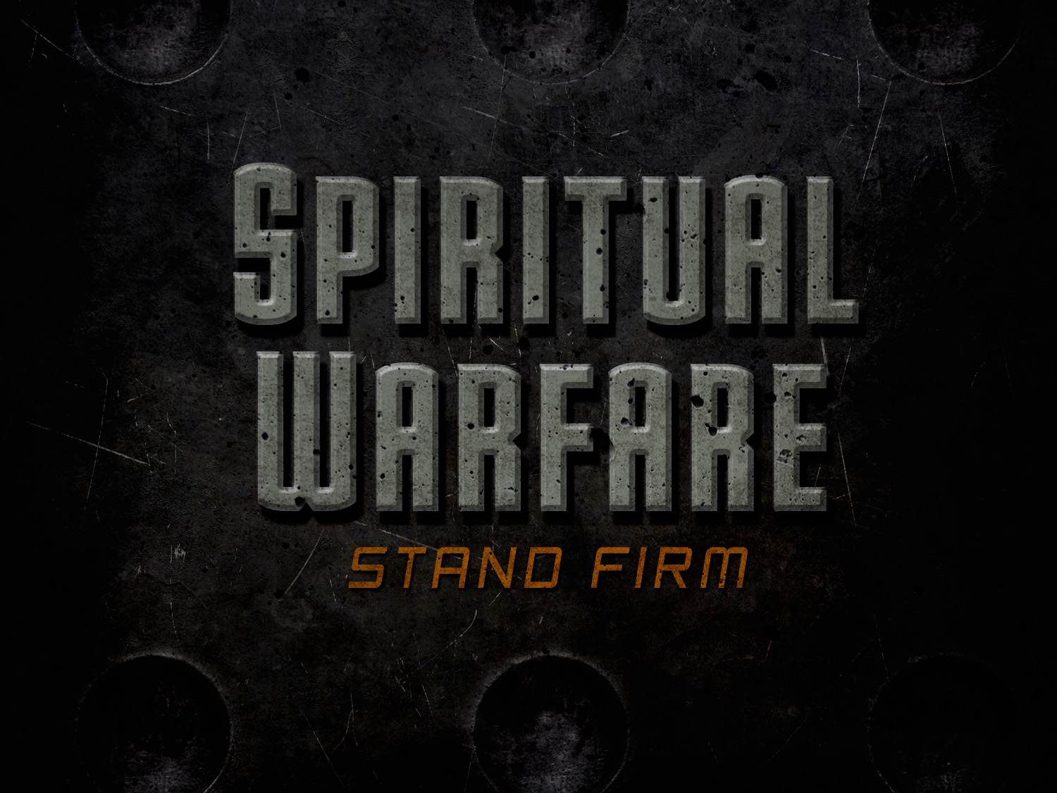Spiritual Warfare - We Wrestle Against Wicked Spirits