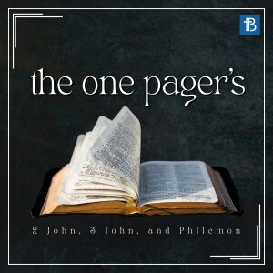 The One Pager's | Philemon | Wes Nelson