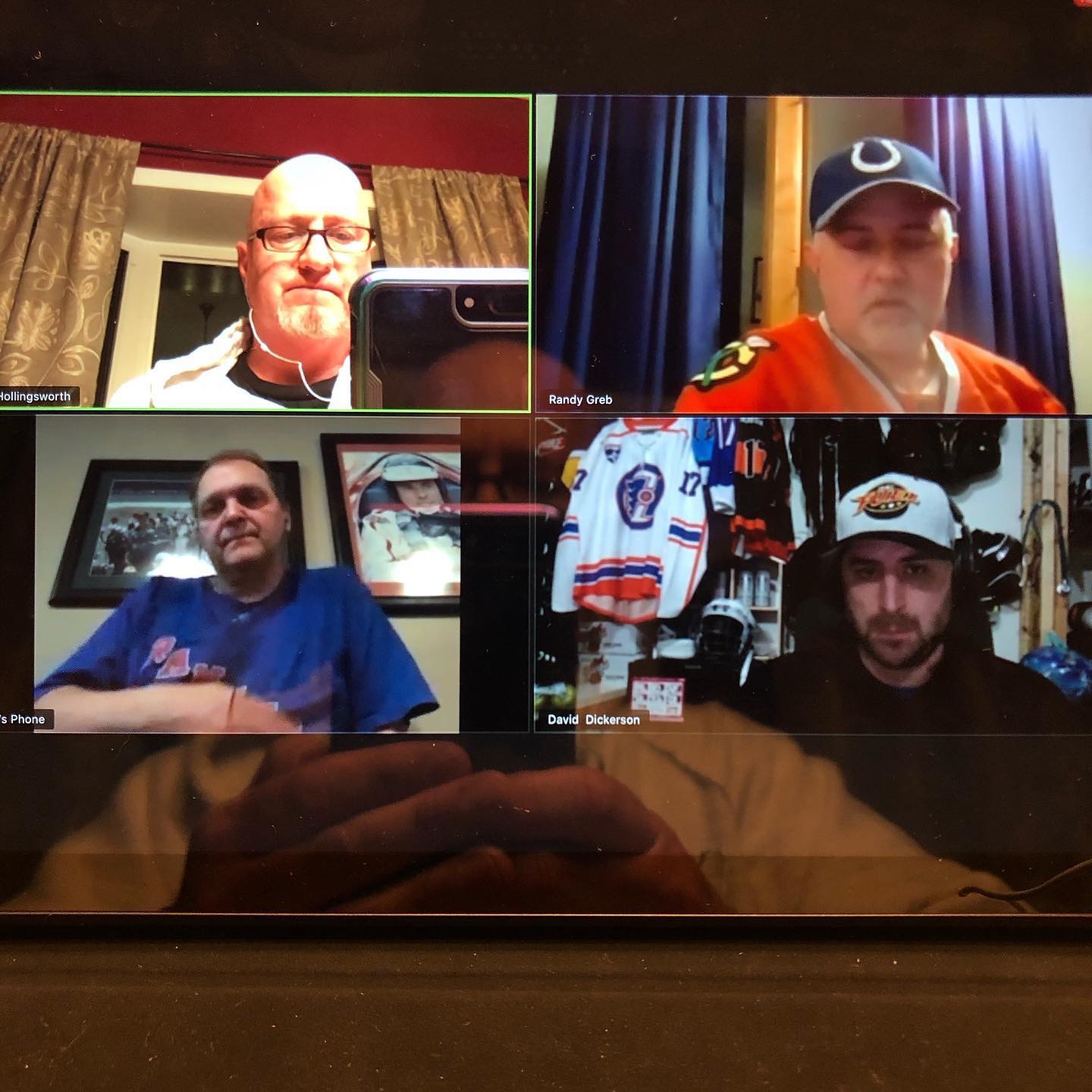 A round table Beer League Hockey Discussion with Bob Miller and Randy Greb