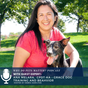 Ana Melara, CPDT-KA -- Grace Dog Training and Behavior on "Why Do Pets Matter?" hosted by Debra Hamilton #178