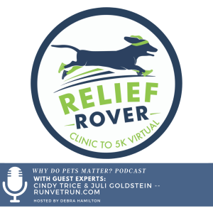 Clinic To 5K -- RunVetRun.com with Dr. Cindy Trice and Dr. Juli Goldstein on "Why Do Pets Matter?" hosted by Debra Hamilton  #180