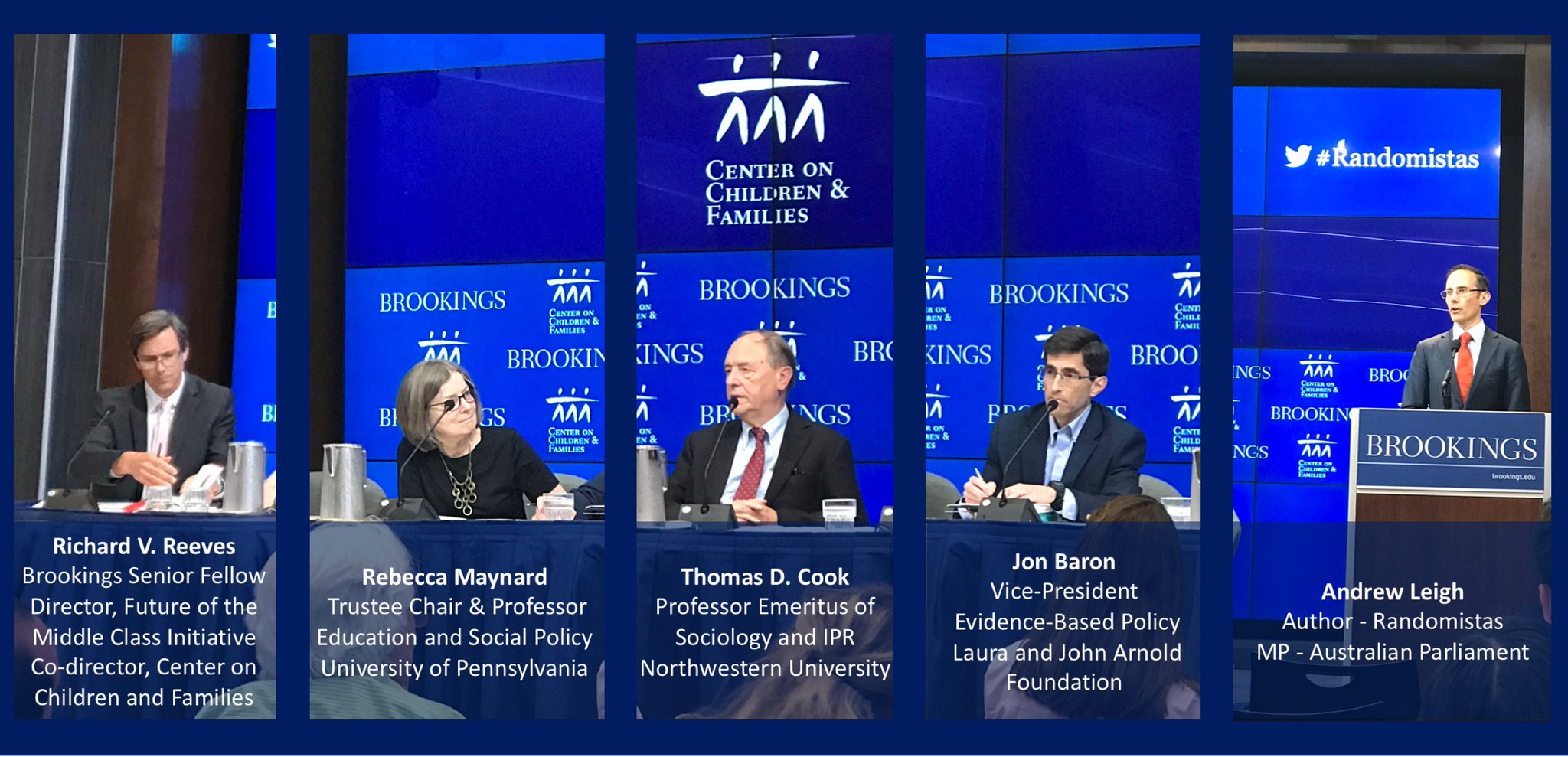 Launching Randomistas at the Brookings Institution