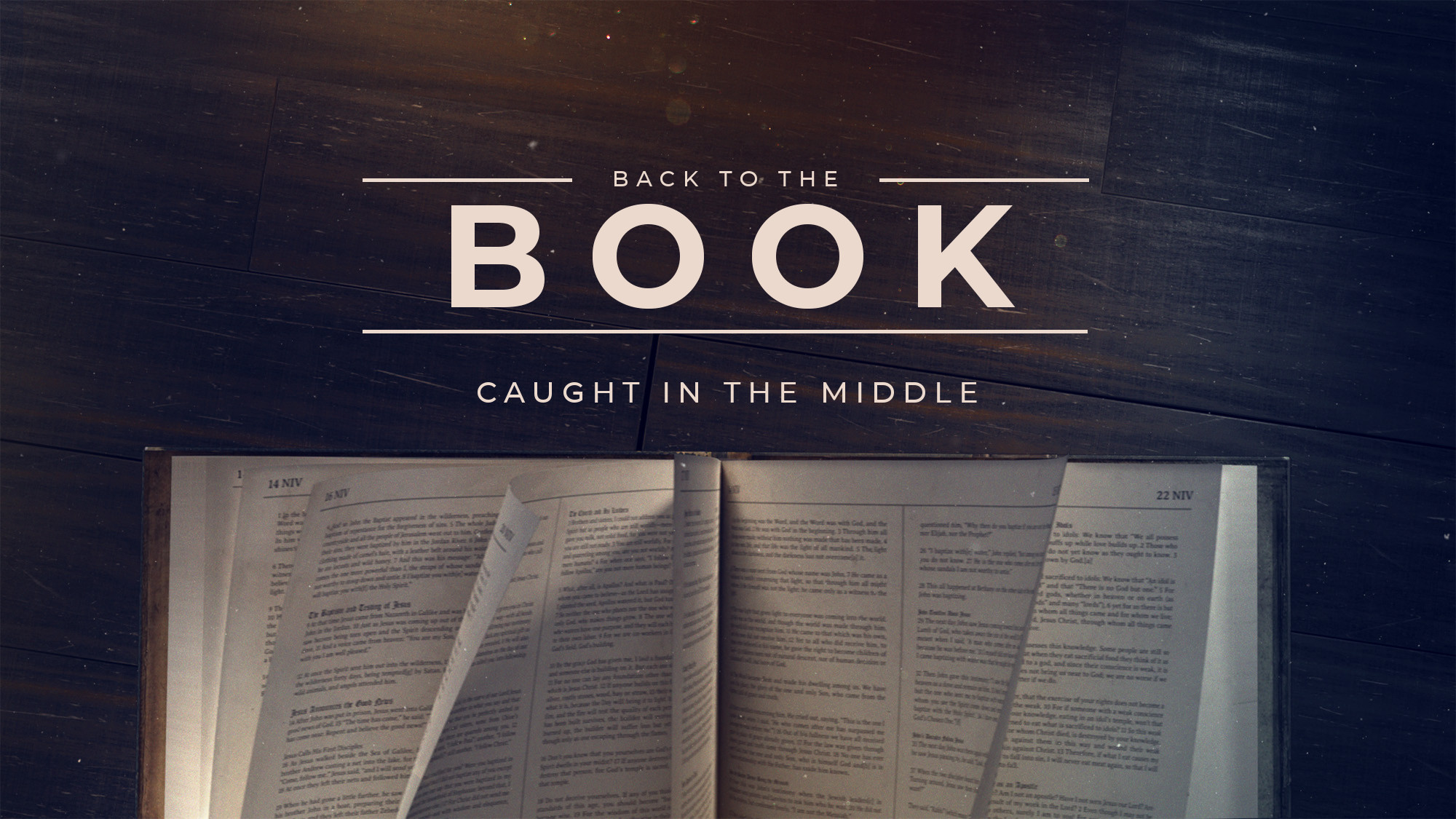 Back to the Book - Caught in the Middle