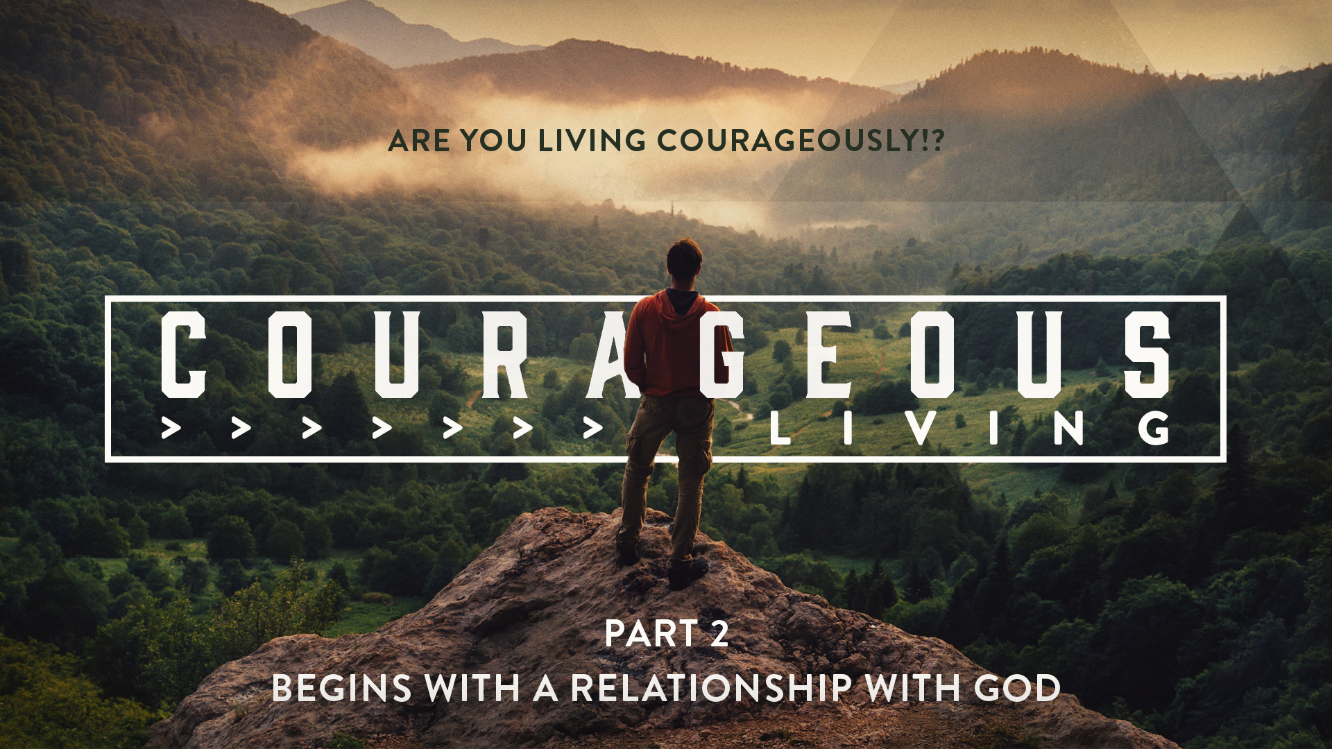 Courageous Living - Begins with a Relationship with God (Part 2)