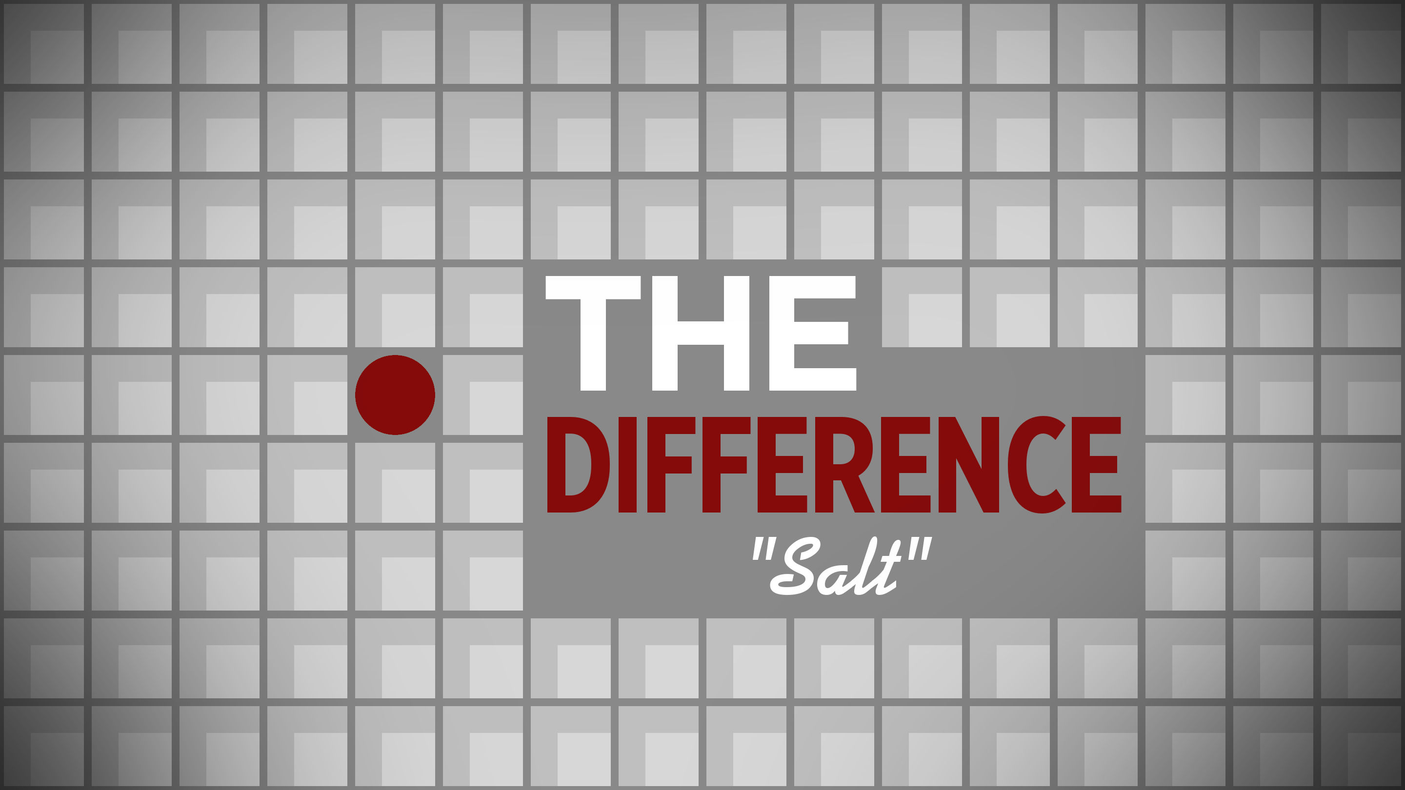 The Difference - SALT