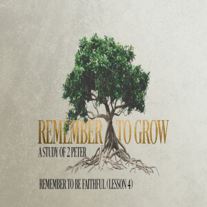 Remember To Grow: Remember To Be Faithful (Lesson 4)