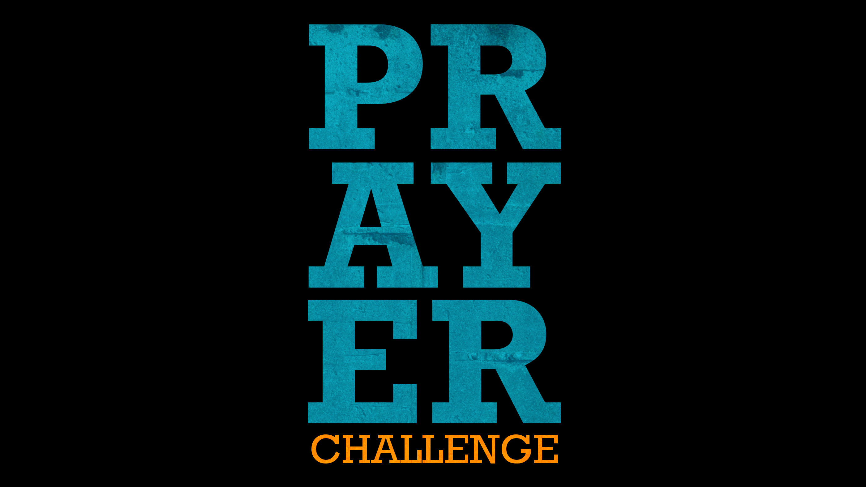 PRAYER Challenge