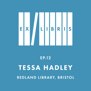Tessa Hadley in Redland Library, Bristol