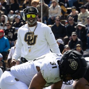 Post-Colorado spring game comments by Coach Prime, QBs Kaidon Salter & Julian Lewis, OT Jordan Seaton & S Ben Finneseth