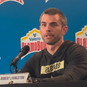 2024 Alamo Bowl press conference with Colorado's coordinators and four Buffaloes players