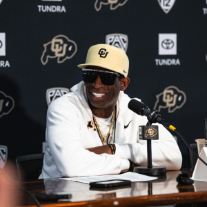 Utah week: Deion ”Coach Prime” Sanders and LB LaVonta Bentley at Tuesday’s press conference