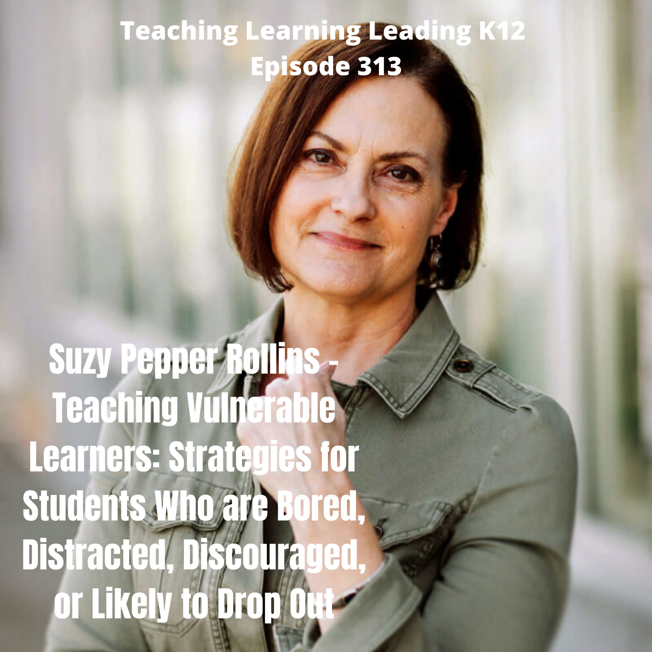 Suzy Pepper Rollins - Teaching Vulnerable Learners: Strategies for Students who are Bored, Distracted, Discouraged, or Likely to Drop Out - 313 Image