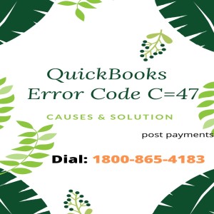 Resolve QuickBooks Error Code of C=47 in Easy Steps