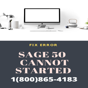 How to do Sage 50 Accounting could not be started