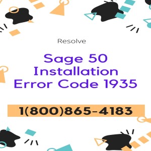 Resolve Sage 50 Installation Error 1935