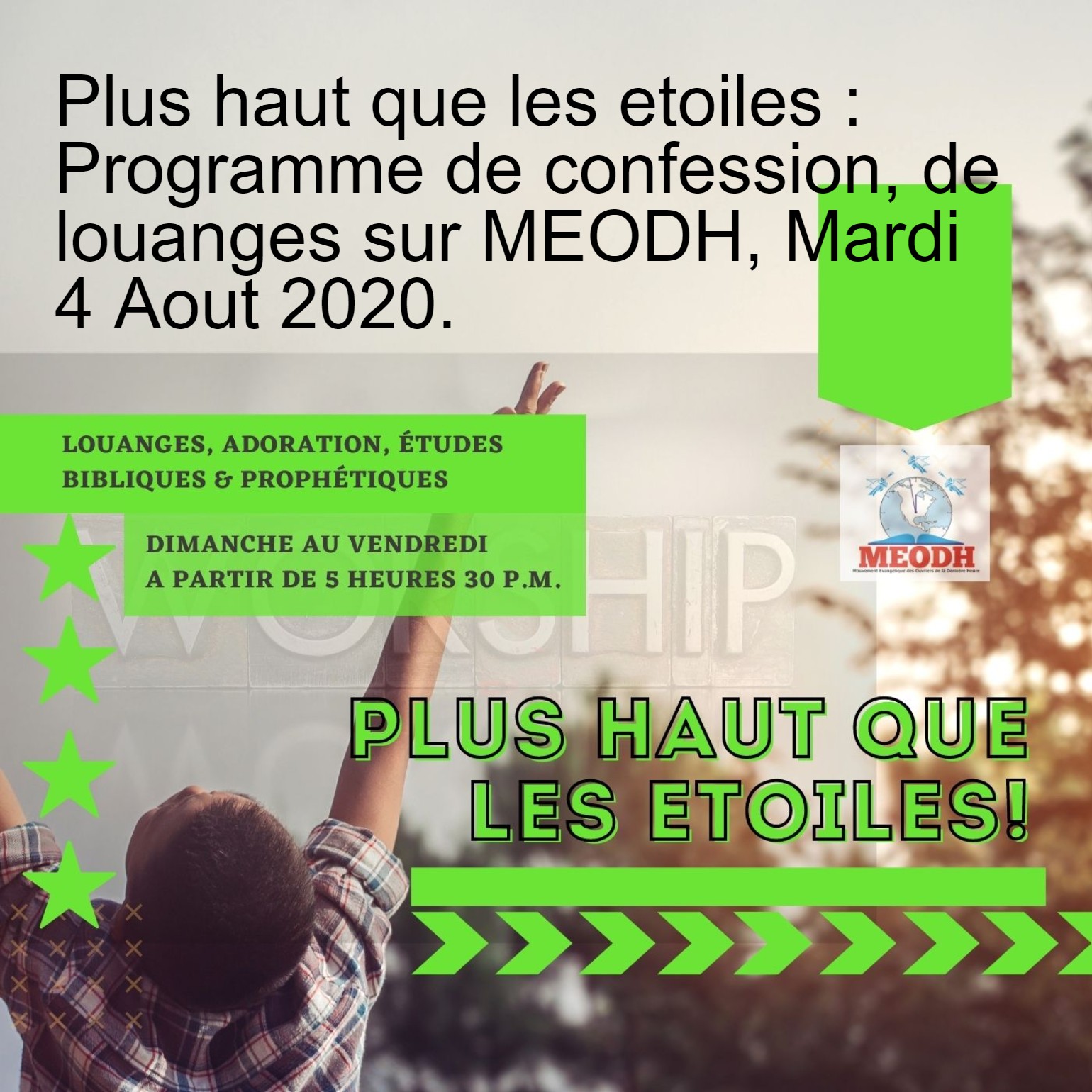 MEODH: Mouvement Evangélique des Ouvriers de la Dernière Heure