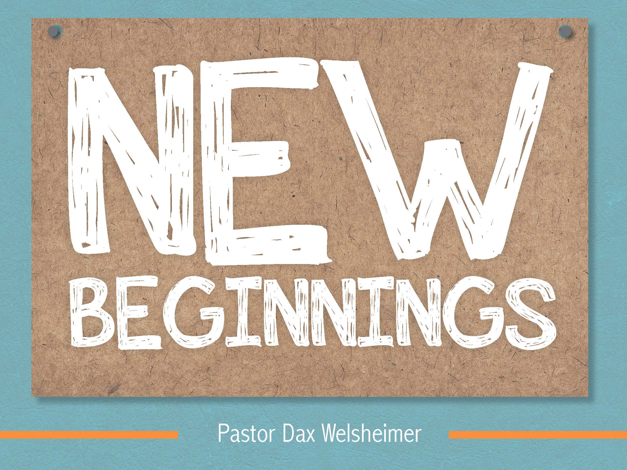 New Beginnings (Fresh Air Week 3)