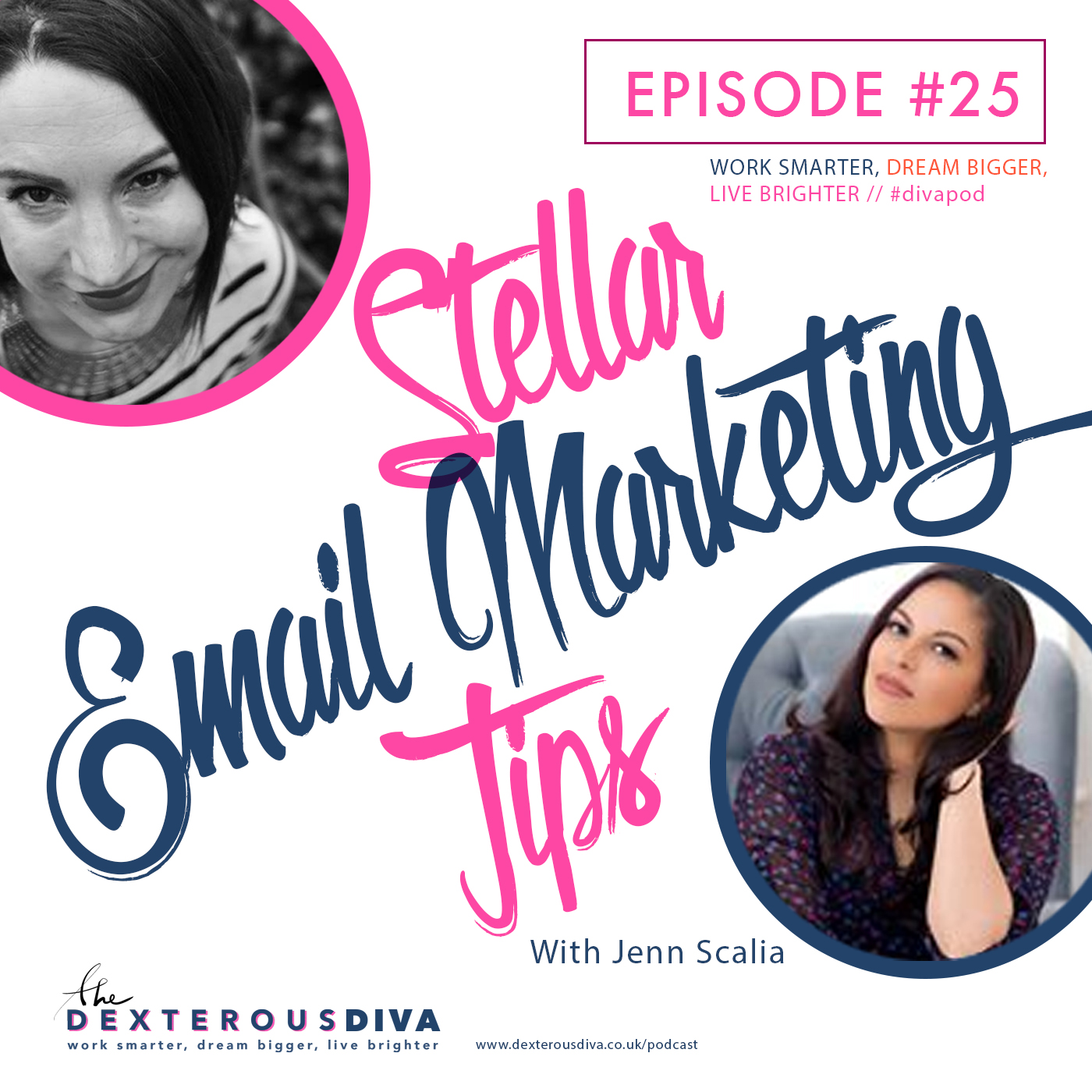 Episode #25 - Stellar Email Marketing Tips with Jenn Scalia