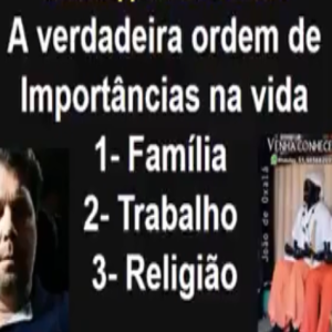 Ordem de prioridades em minha casa de religião