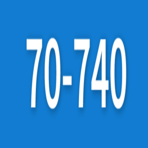 First Episode - 70-740 - Failure and learning process