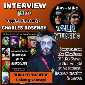 CHARLES ROSENAY interview - The Beatles - The Monkees - The Rolling Stones - Top 10 Horror Movies Lists from Celebrities