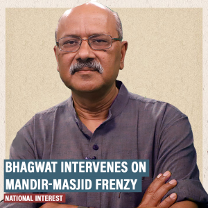 NationalInterest: Bhagwat blows the whistle on mandir-masjid frenzy.Asks can a crow sit atop a temple & become an eagle