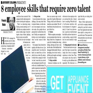 8 Skills Employees Need to Have that Require Zero Talent