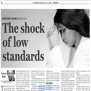 The Shock of Low Standards