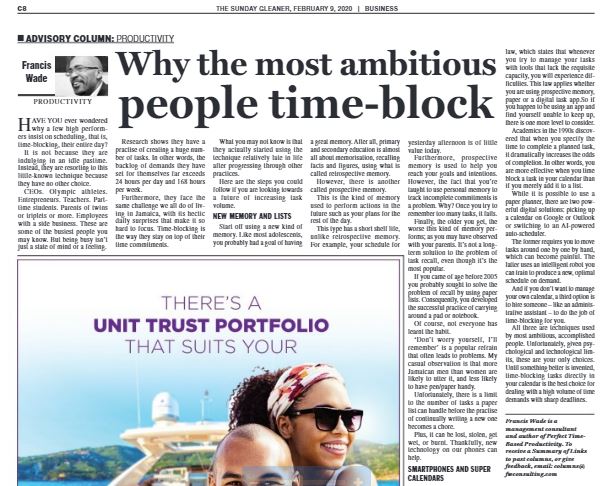 Why The Most Ambitious People Time Block