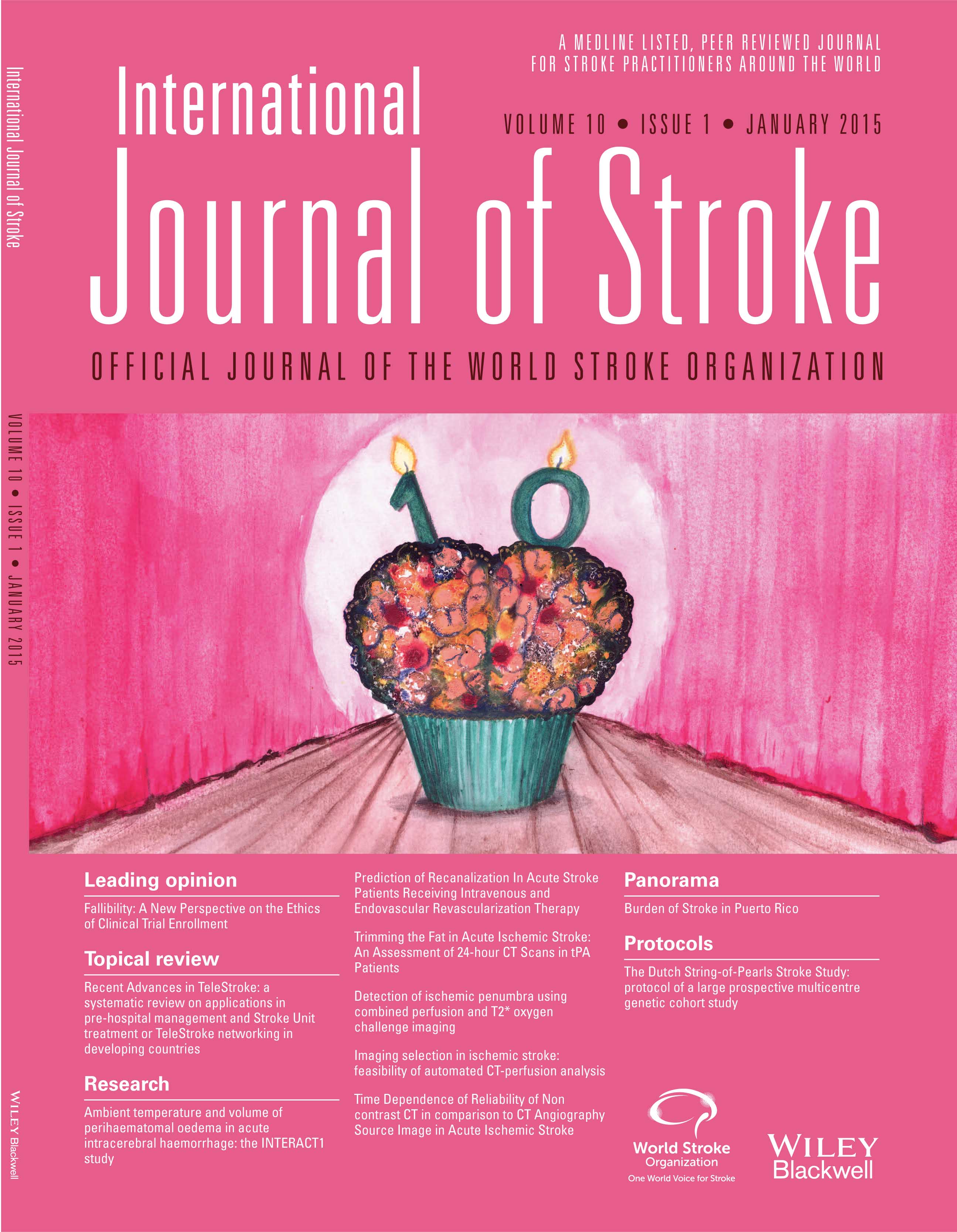 Stroke in Bahrain: rising incidence, multiple risk factors, and sub-optimal care, published in Volume 10 Issue 4, June 2015 International Journal of Stroke 