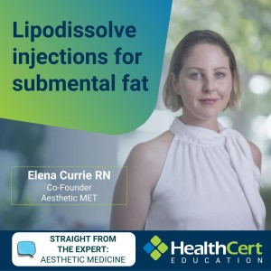 Lipodissolve injections for submental fat