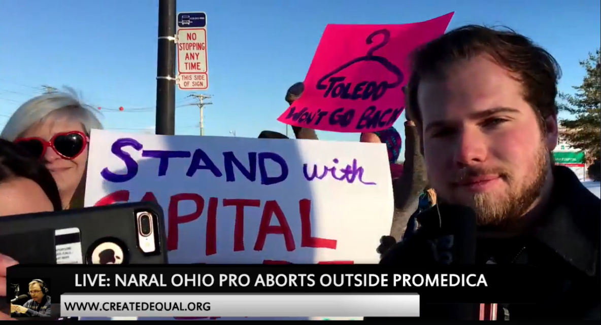 LIVE PROTEST: Toledo’s Last Abortion Clinic on THIN ICE | The Mark Harrington Show
